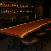 Live Edge Mahogany Bar Top